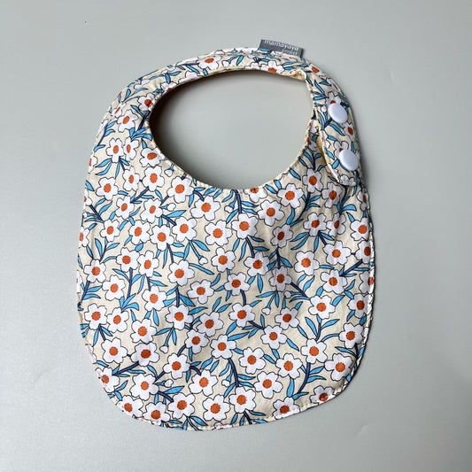 ROUND BIBS_A7250_DAISY PUTIH
