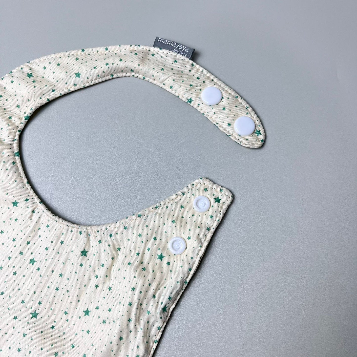 ROUND BIBS_A7262_BINTANG MINI HIJAU