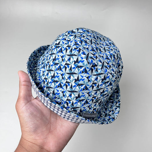 BUCKET HAT_A7264_ABSTRAK BIRU_48