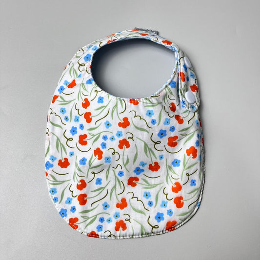 ROUND BIBS_A7254_BUTTERFLY BUSH FLOWER