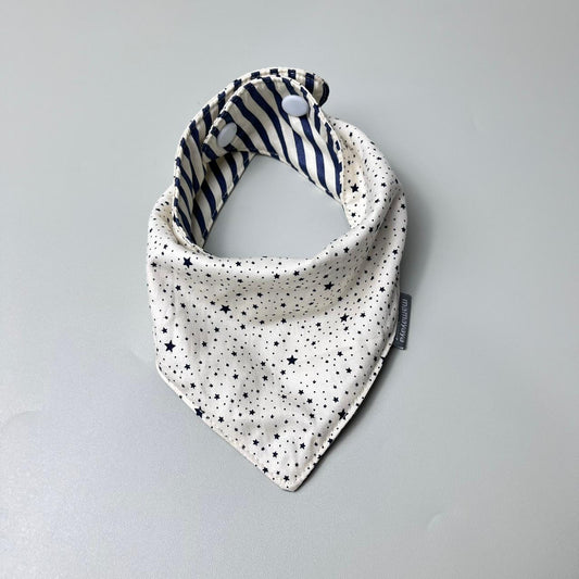 SCARF BIBS_A7277_BINTANG MINI DASAR PUTIH