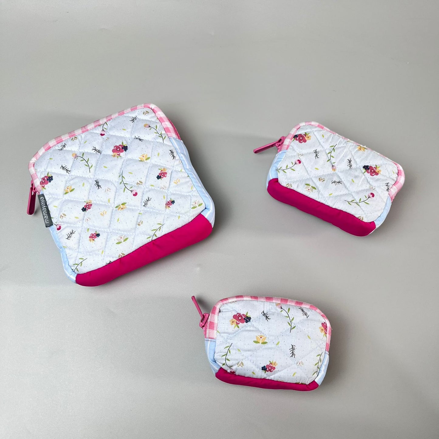 SET POUCH_ROSE BIRU