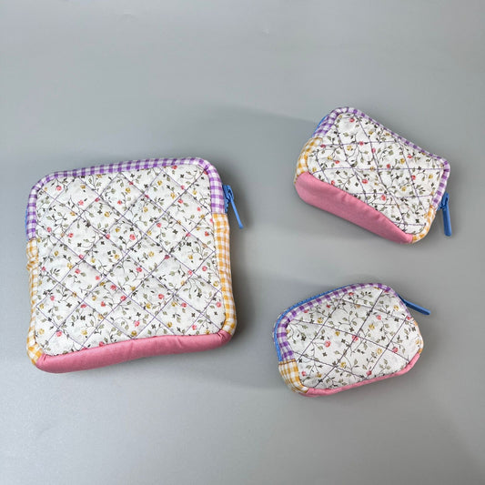 SET POUCH_CALENDULA GLOXINIA