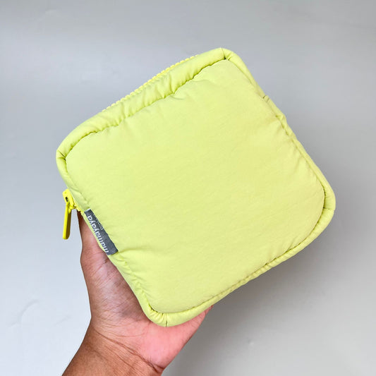 MINI POUCH PUFFY_C6364_LIME GREEN