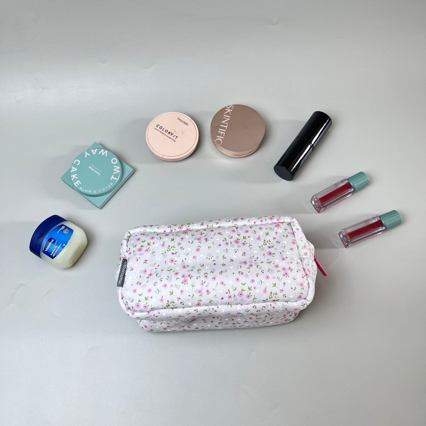 COSMETIC POUCH PUFFY_A7111_MINI DAISY MISTY