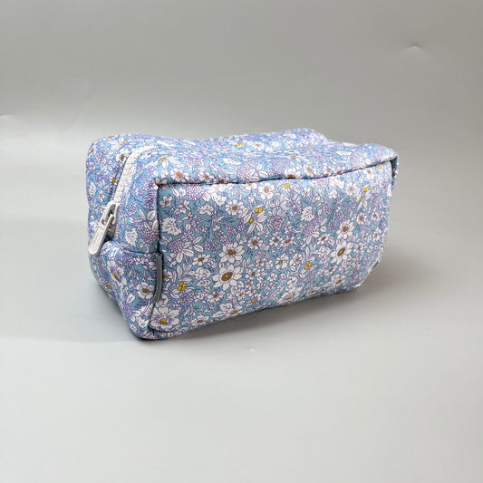 COSMETIC POUCH PUFFY_A7061_MINI KRISAN BIRU