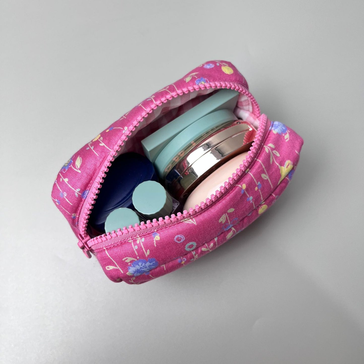 POUCH MEDIUM_A349_TANGKAI PANJANG DASAR PINK