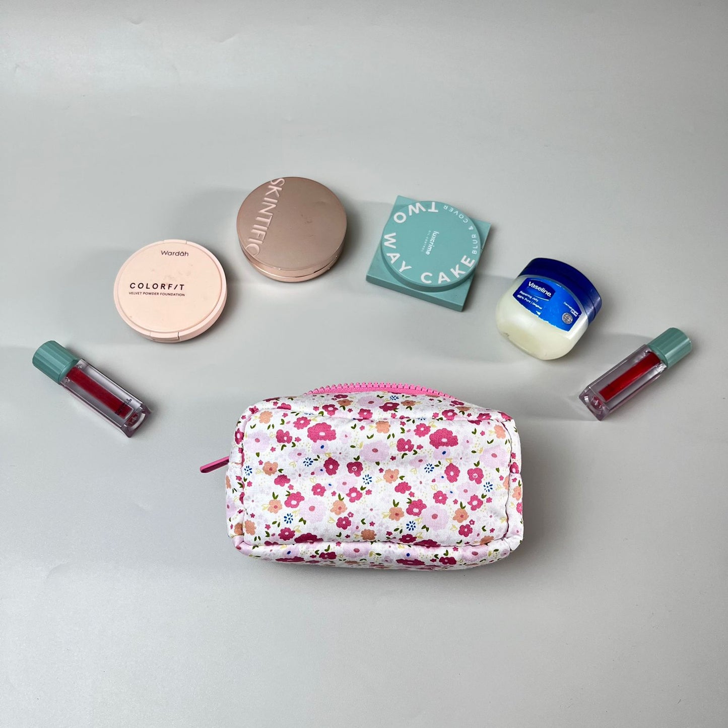 POUCH MEDIUM_A7017_NIGELLA PINK
