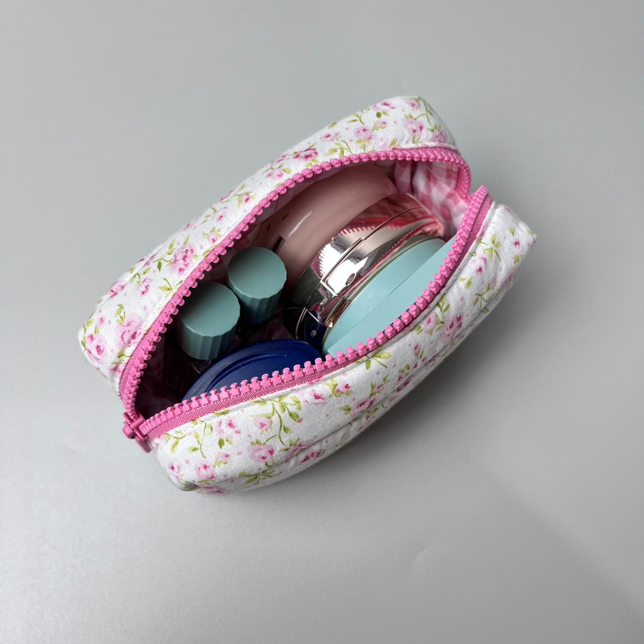 POUCH MEDIUM_A3007_ROSE DASAR CREAM