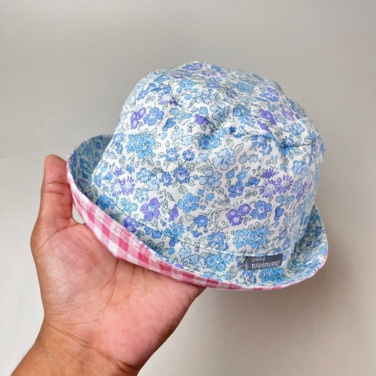 BUCKET HAT_A7257_MINI ASTER BIRU_54