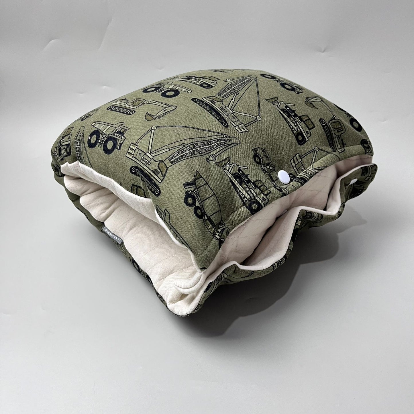 TRAVEL NURSING ARM PILLOW_⁠B7283_EXCAVATOR ARMY