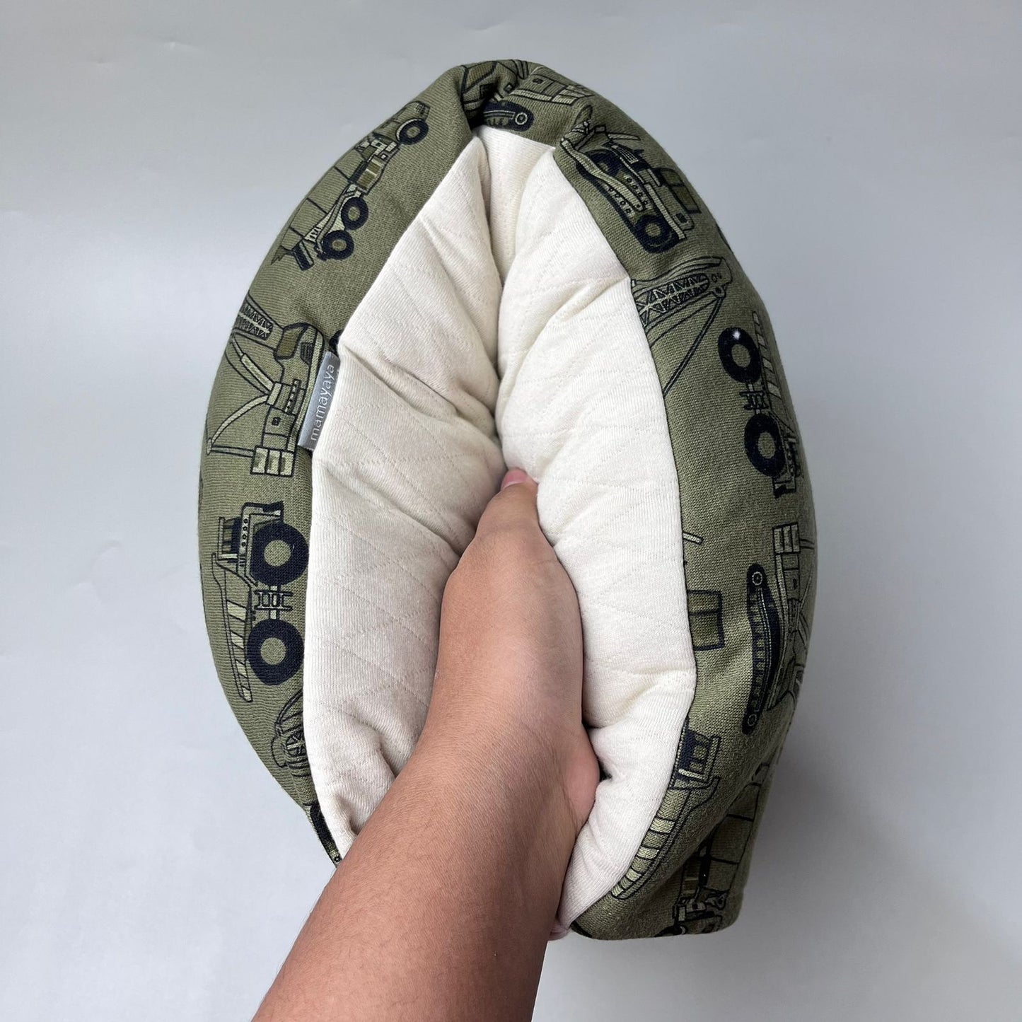 TRAVEL NURSING ARM PILLOW_⁠B7283_EXCAVATOR ARMY