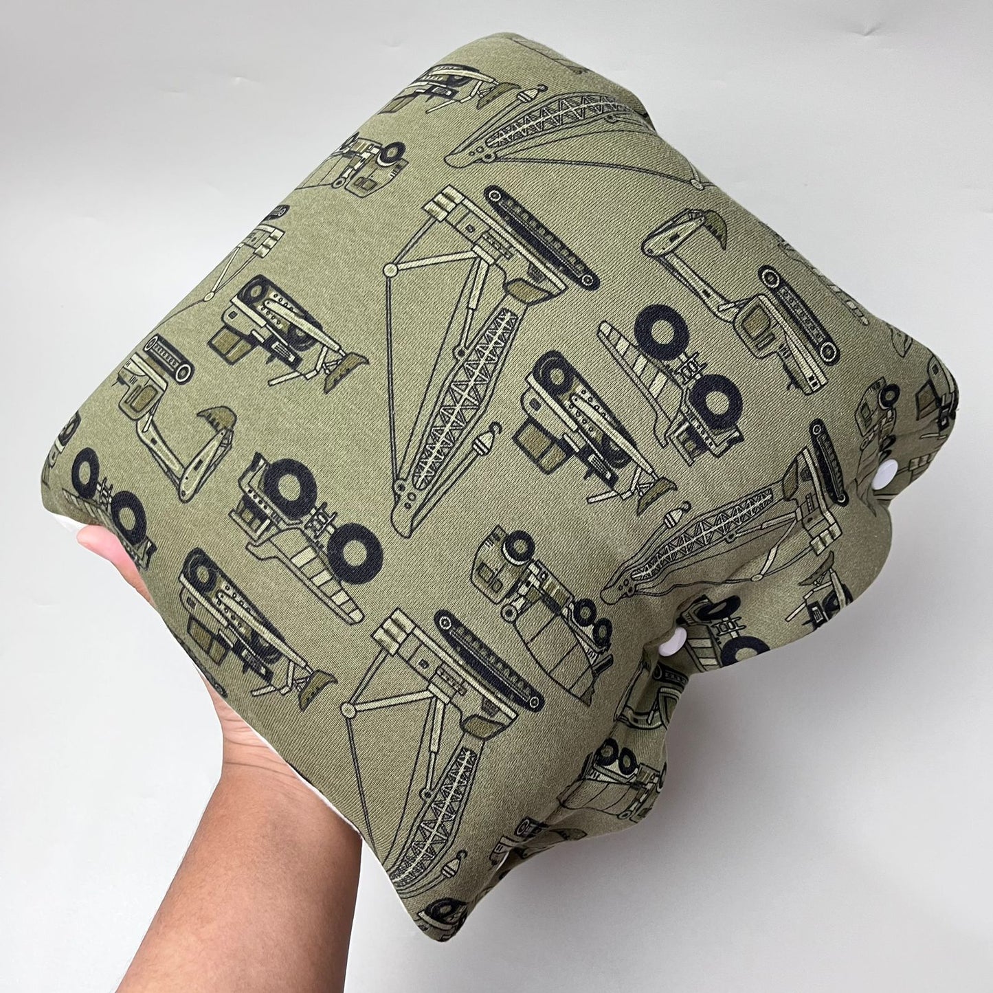TRAVEL NURSING ARM PILLOW_⁠B7283_EXCAVATOR ARMY