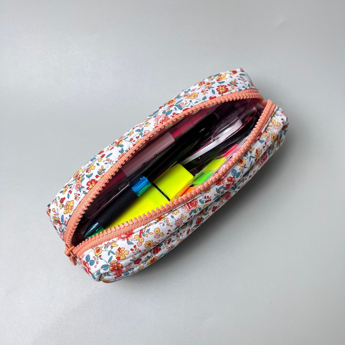 PENCIL CASE_A7127_BUNGA ORANGE