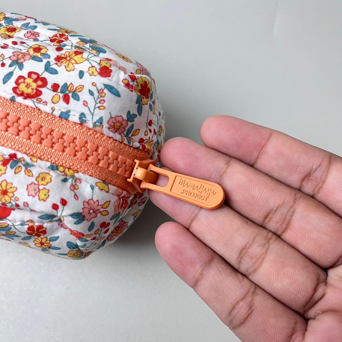 PENCIL CASE_A7127_BUNGA ORANGE