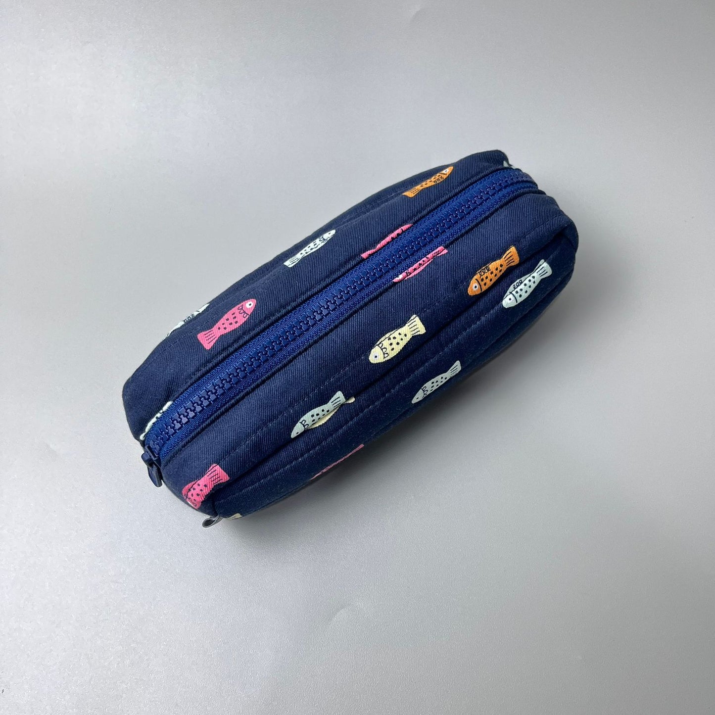 PENCIL CASE_A6355_IKAN NAVY TWILL
