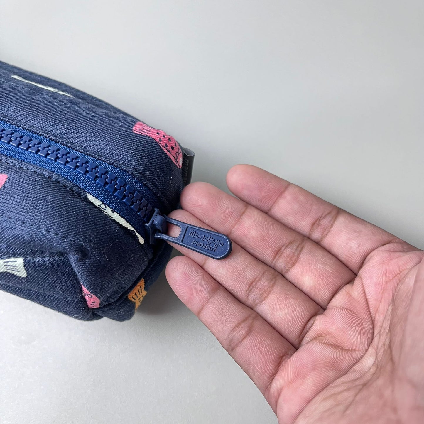 PENCIL CASE_A6355_IKAN NAVY TWILL