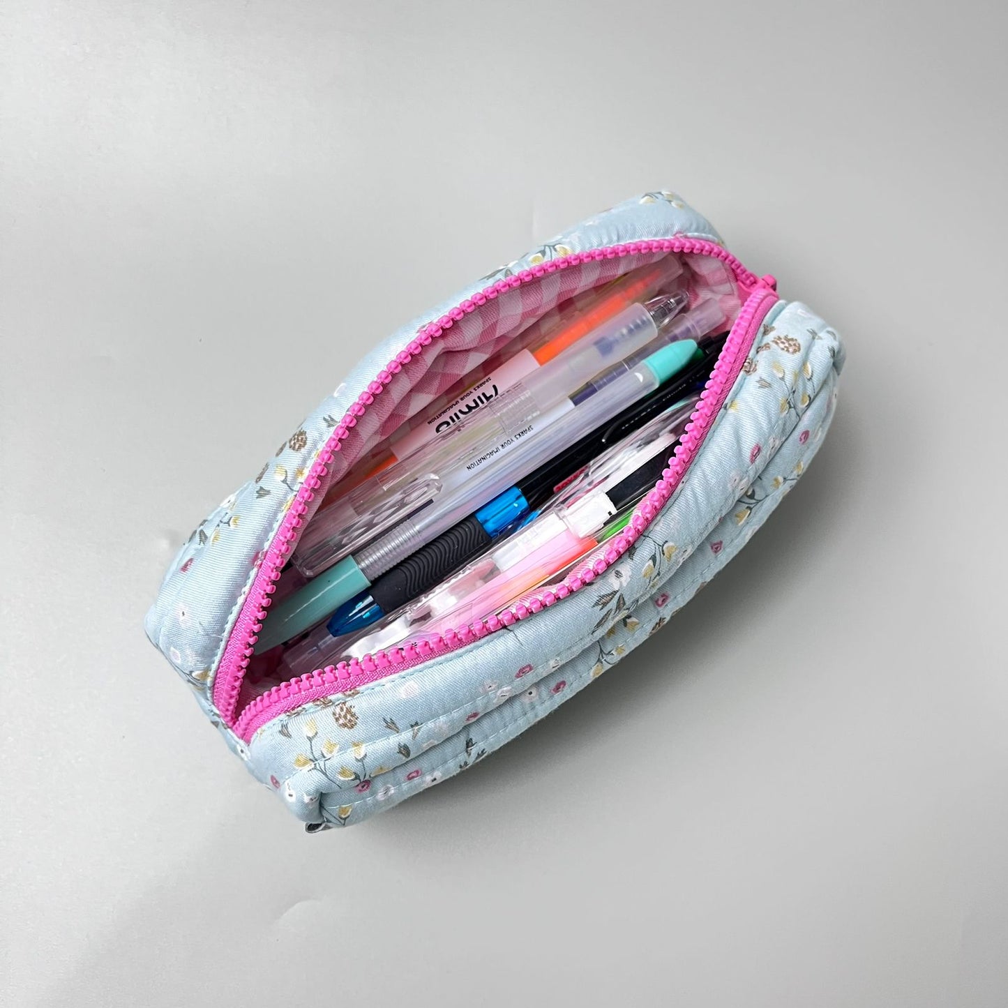 PENCIL CASE_A1258_ILALANG DASAR BIRU