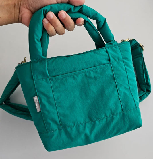STB - SMALL TOTE BAG_TEAL GREEN