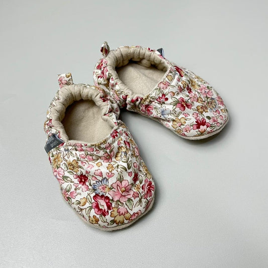 BABY SHOES_A4121_BUNGA ANEMONE MERAH_(6-9)