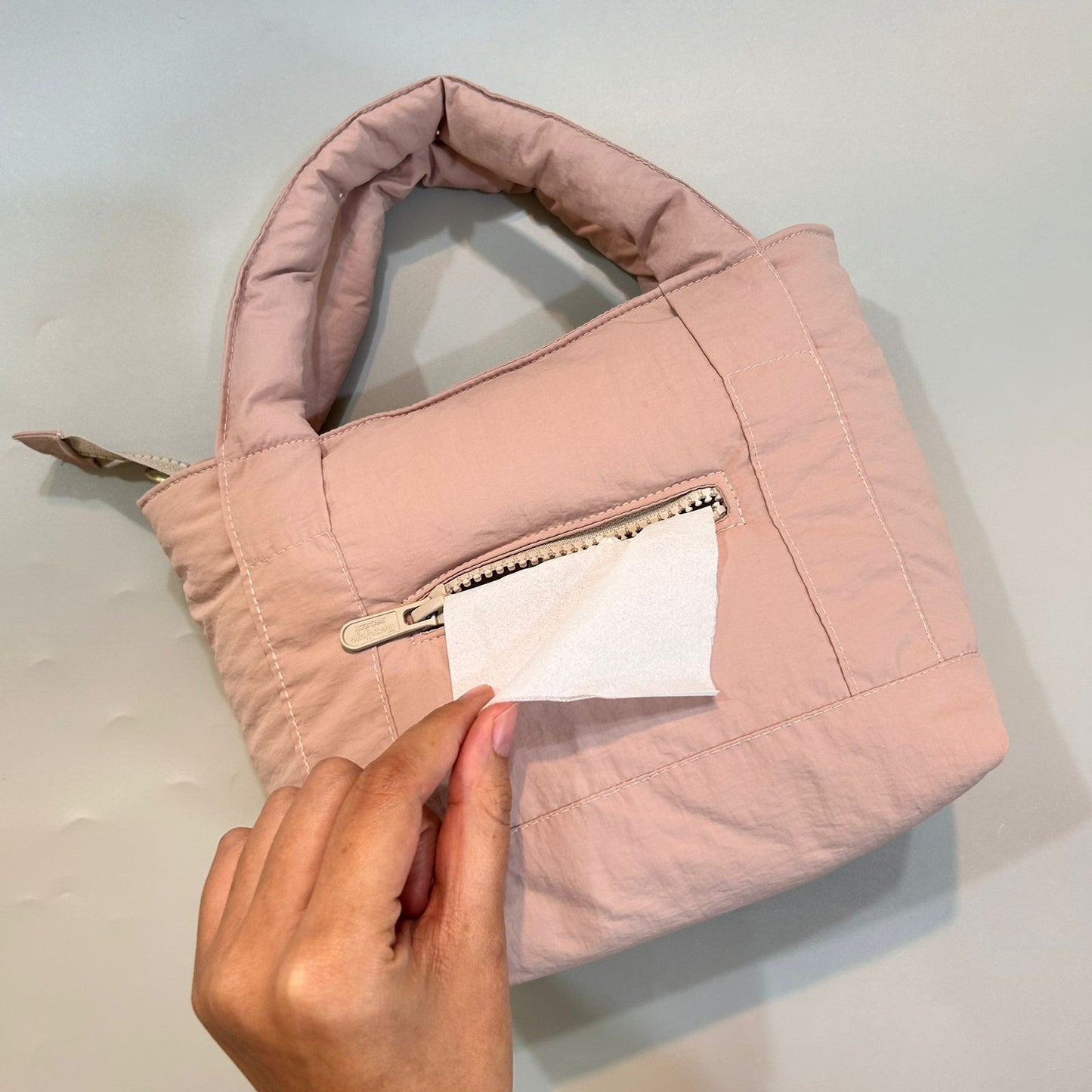 STB - SMALL TOTE BAG_DUSTY PINK