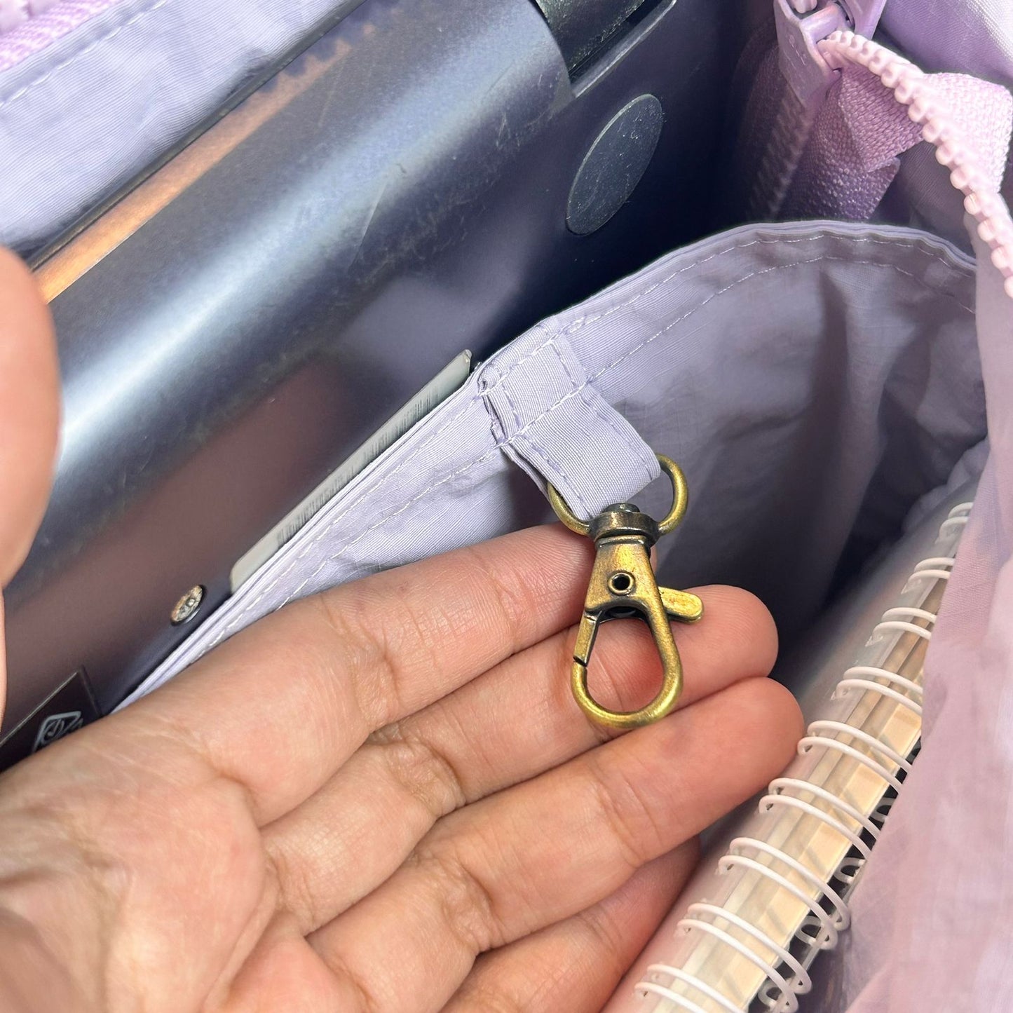 LAPTOP BAG_C6143_SOFT LILAC