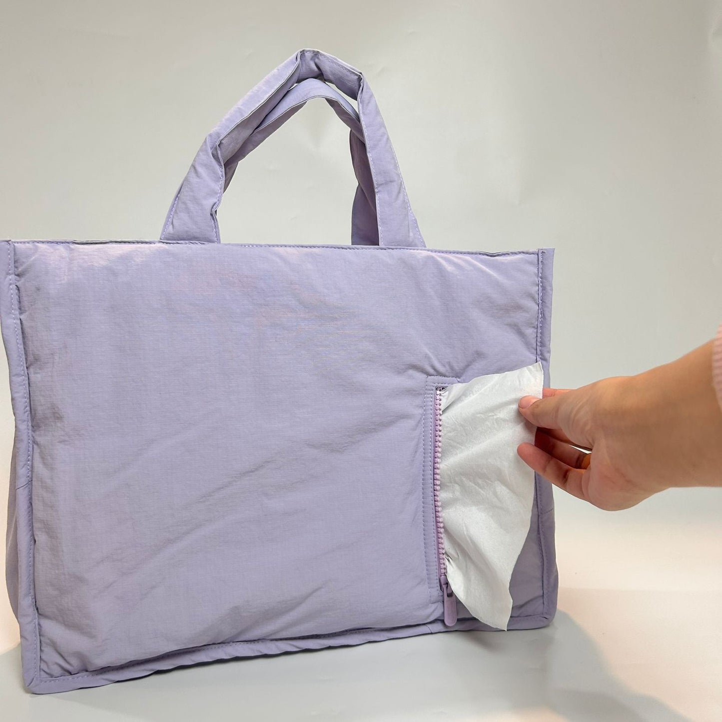 LAPTOP BAG_C6143_SOFT LILAC