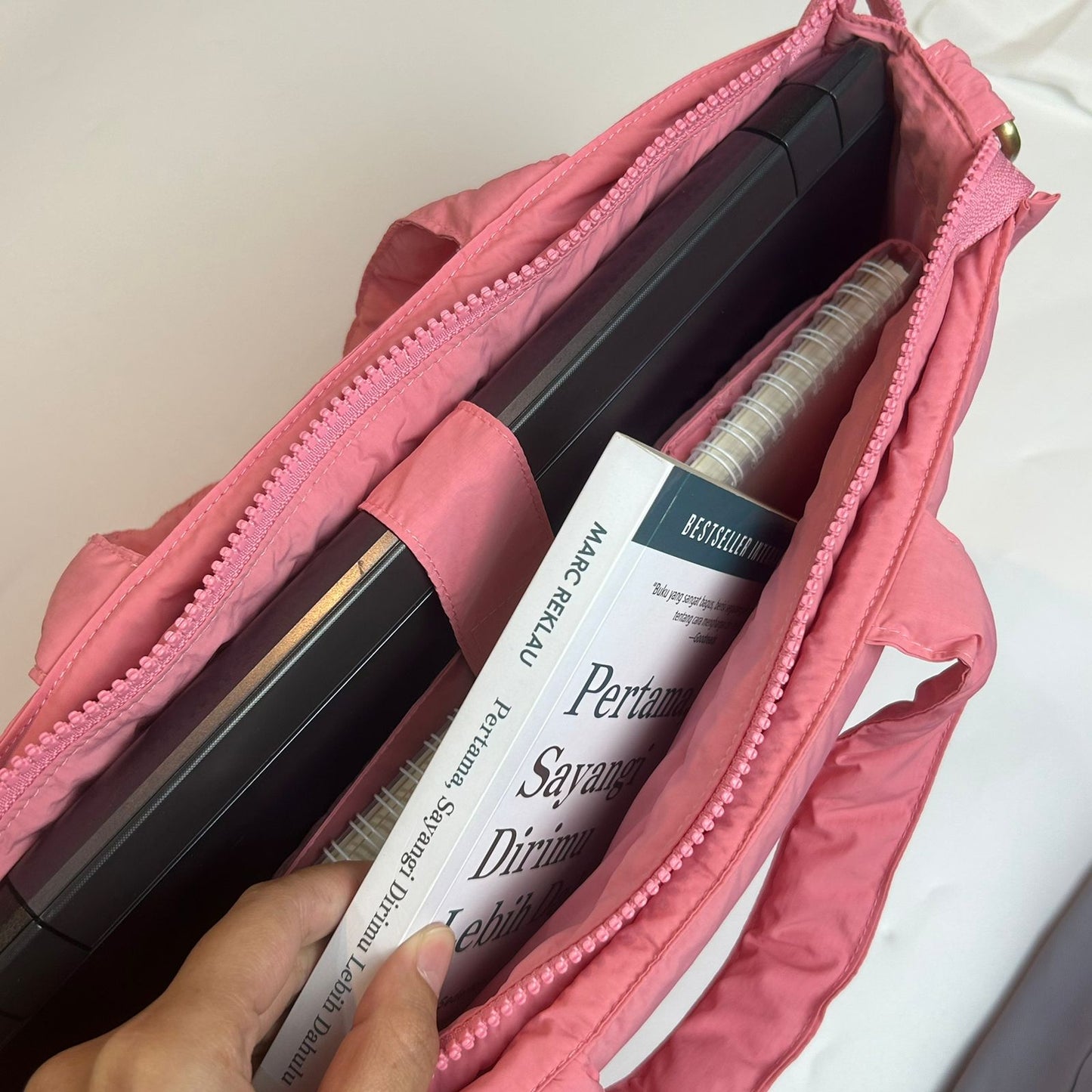 LAPTOP BAG_C6449_PINK