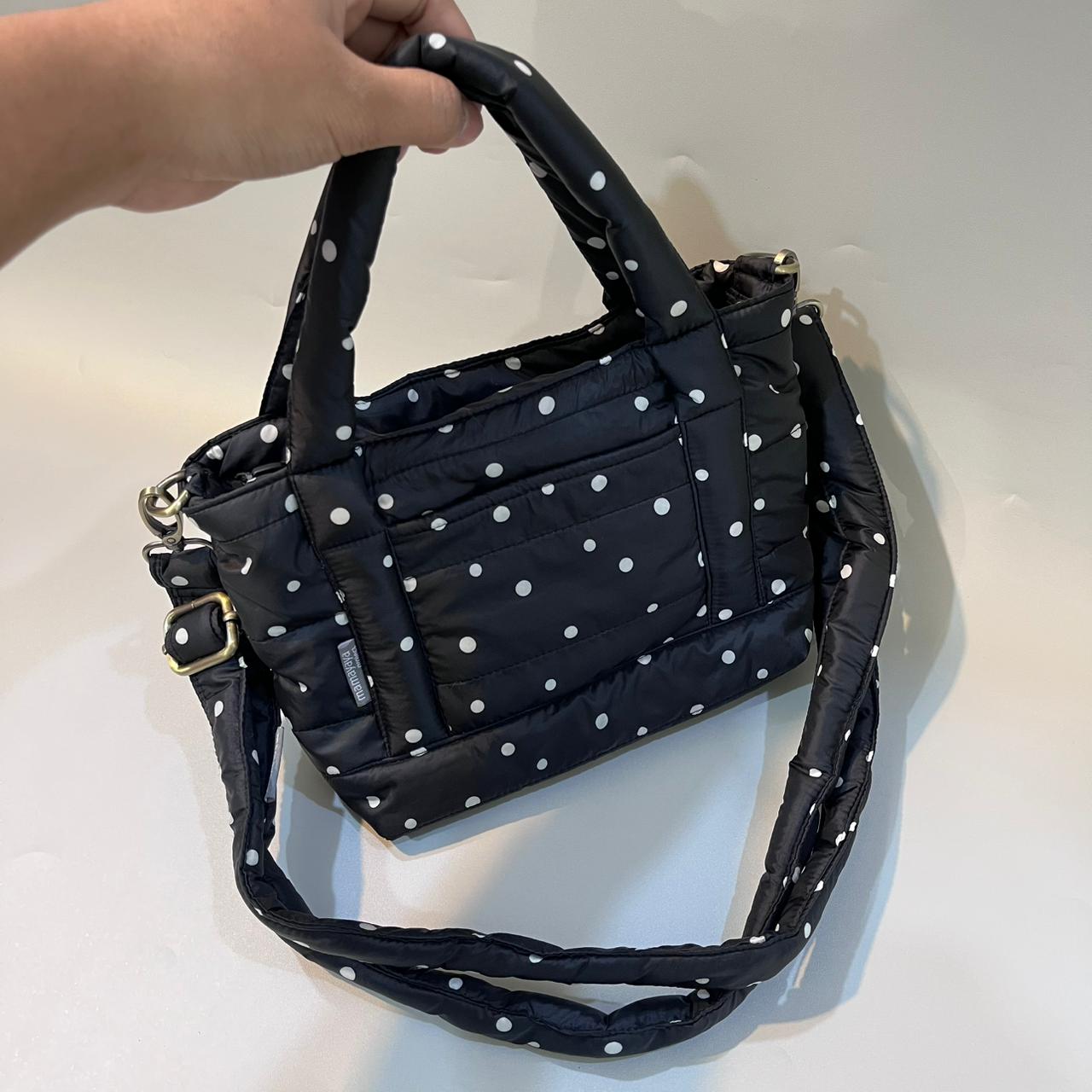 STB - SMALL TOTE BAG_POLKA HITAM