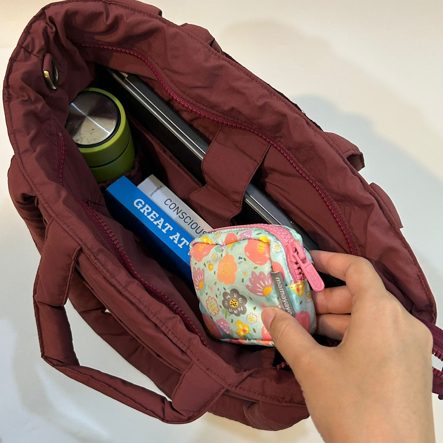 MTB - MEDIUM TOTE BAG_MAROON