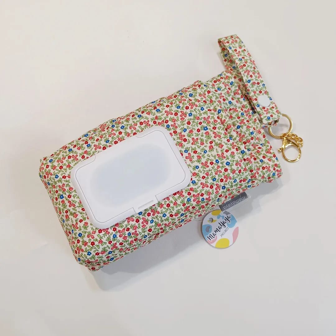 TISSUE POUCH 2 IN 1_MINI CLOVER MERAH