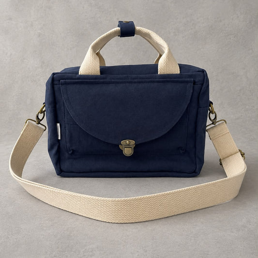 MULTI PURPOSE POUCH _ SUEDE NAVY