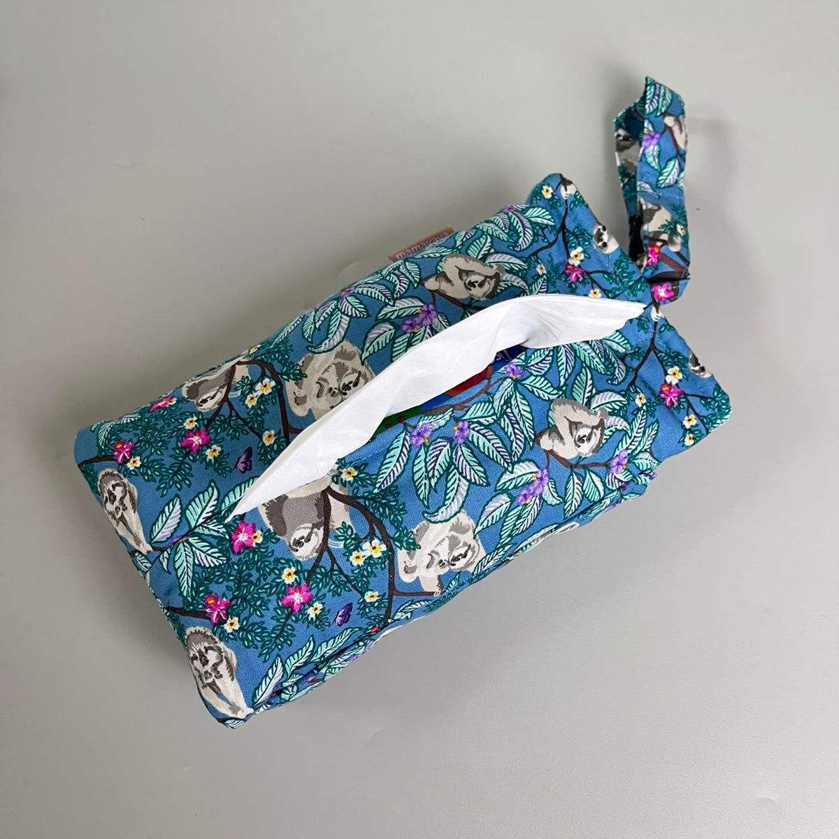 TISSUE POUCH 2 IN 1_KUNGKANG BIRU