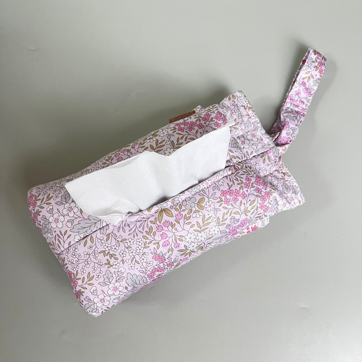 TISSUE POUCH 2 IN 1_FLORAL PINK
