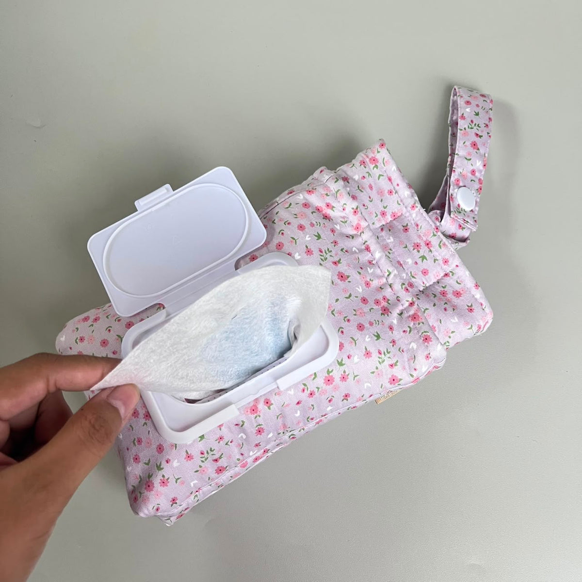 TISSUE POUCH 2 IN 1_MINI DAISY LILAC