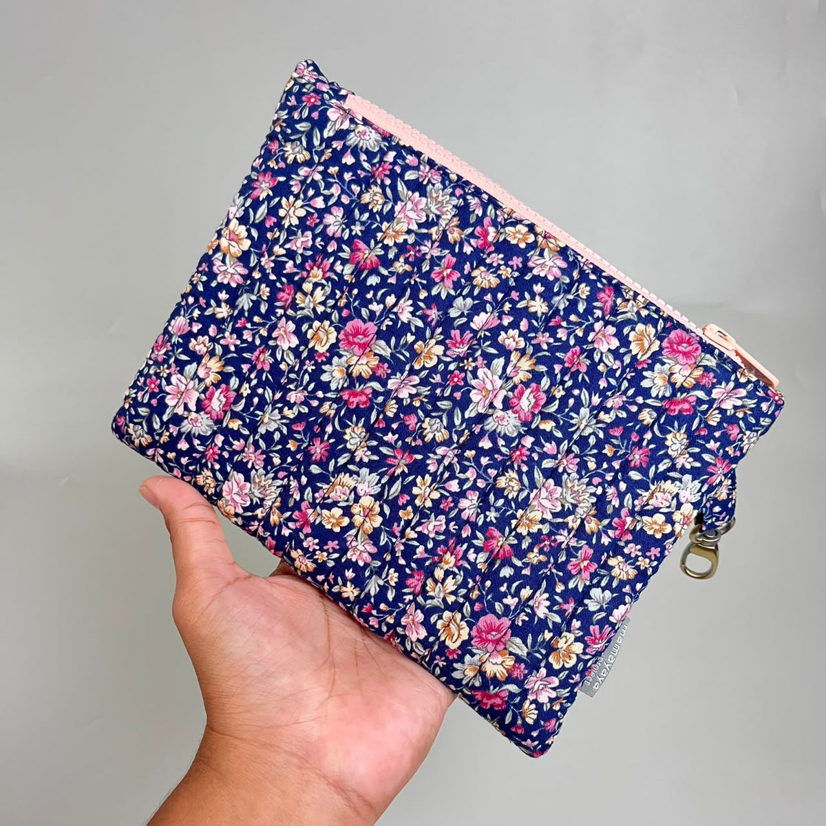 SLIM POUCH_ANEMONE NAVY