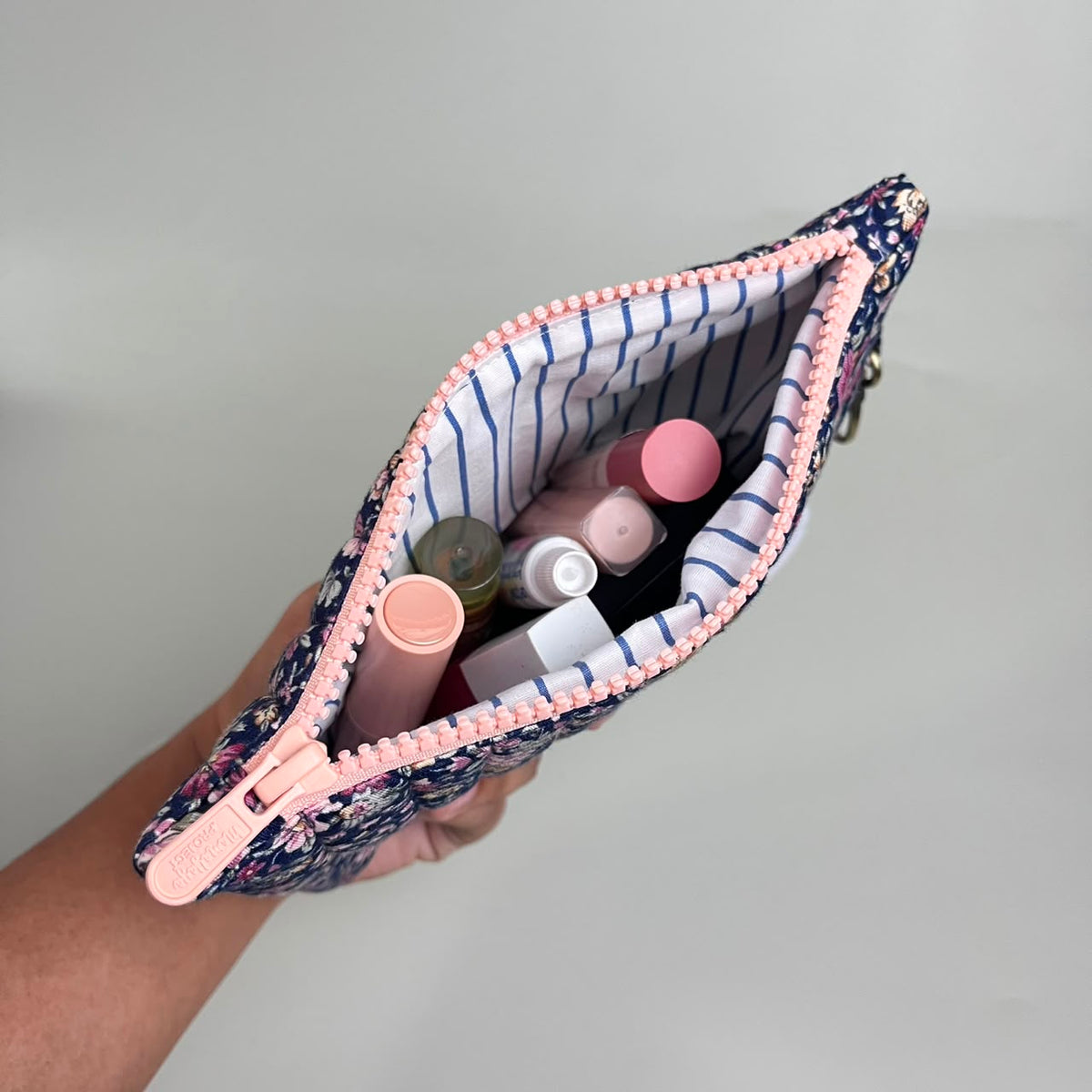 SLIM POUCH_ANEMONE NAVY