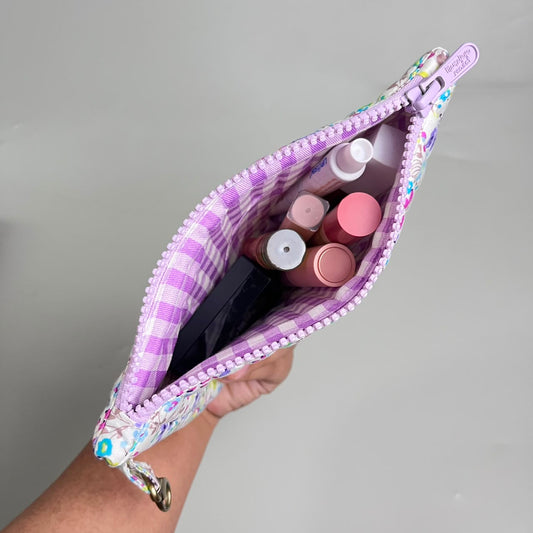 SLIM POUCH_CLARKIA UNGU