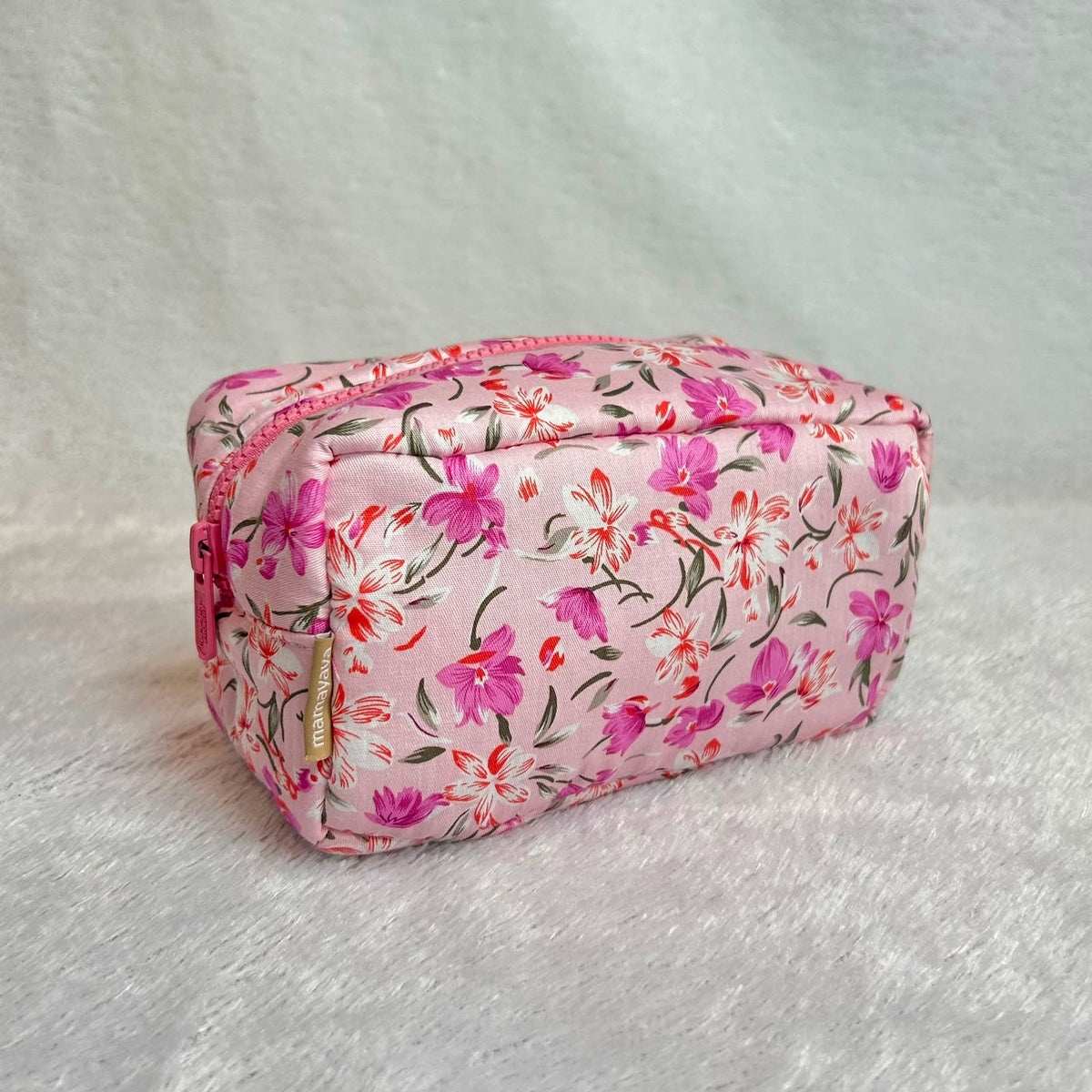 COSMETIC POUCH PUFFY_DAHLIA PINK