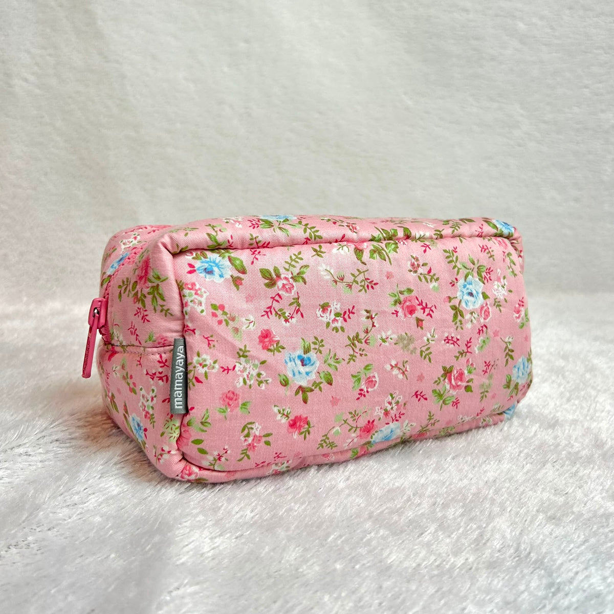 COSMETIC POUCH PUFFY_ROSE PINK