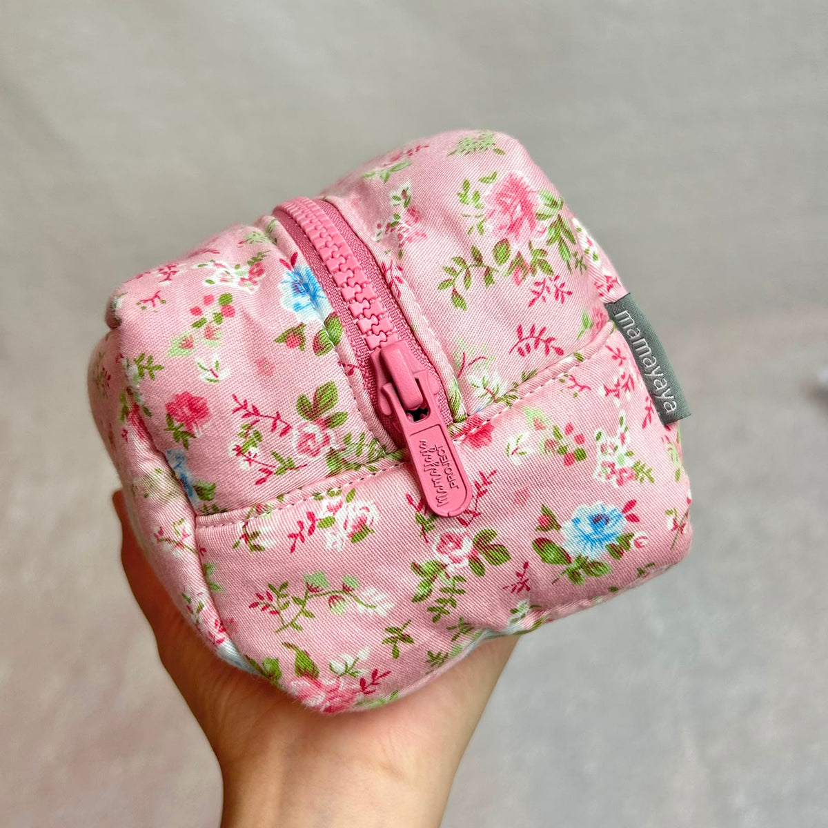 COSMETIC POUCH PUFFY_ROSE PINK
