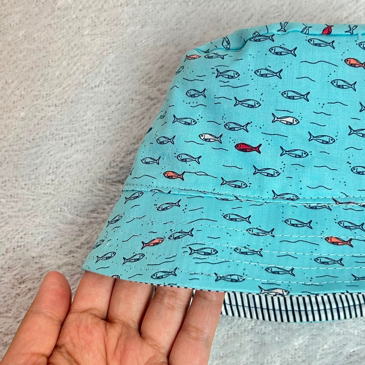 BUCKET HAT_IKAN BIRU KECIL_44