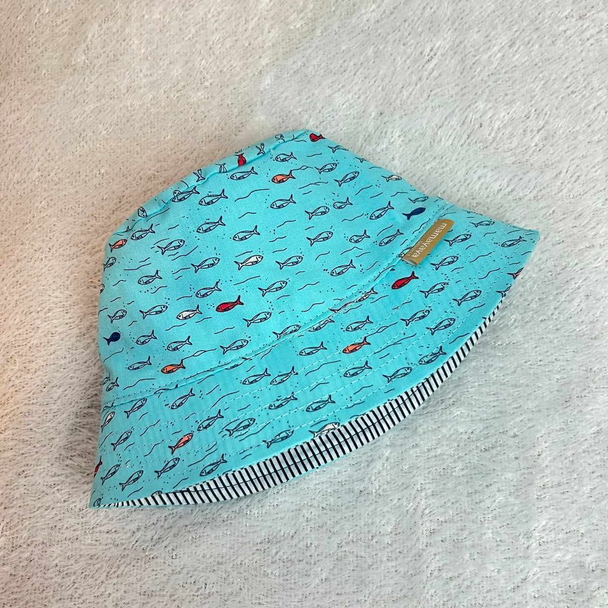 BUCKET HAT_IKAN BIRU KECIL_44