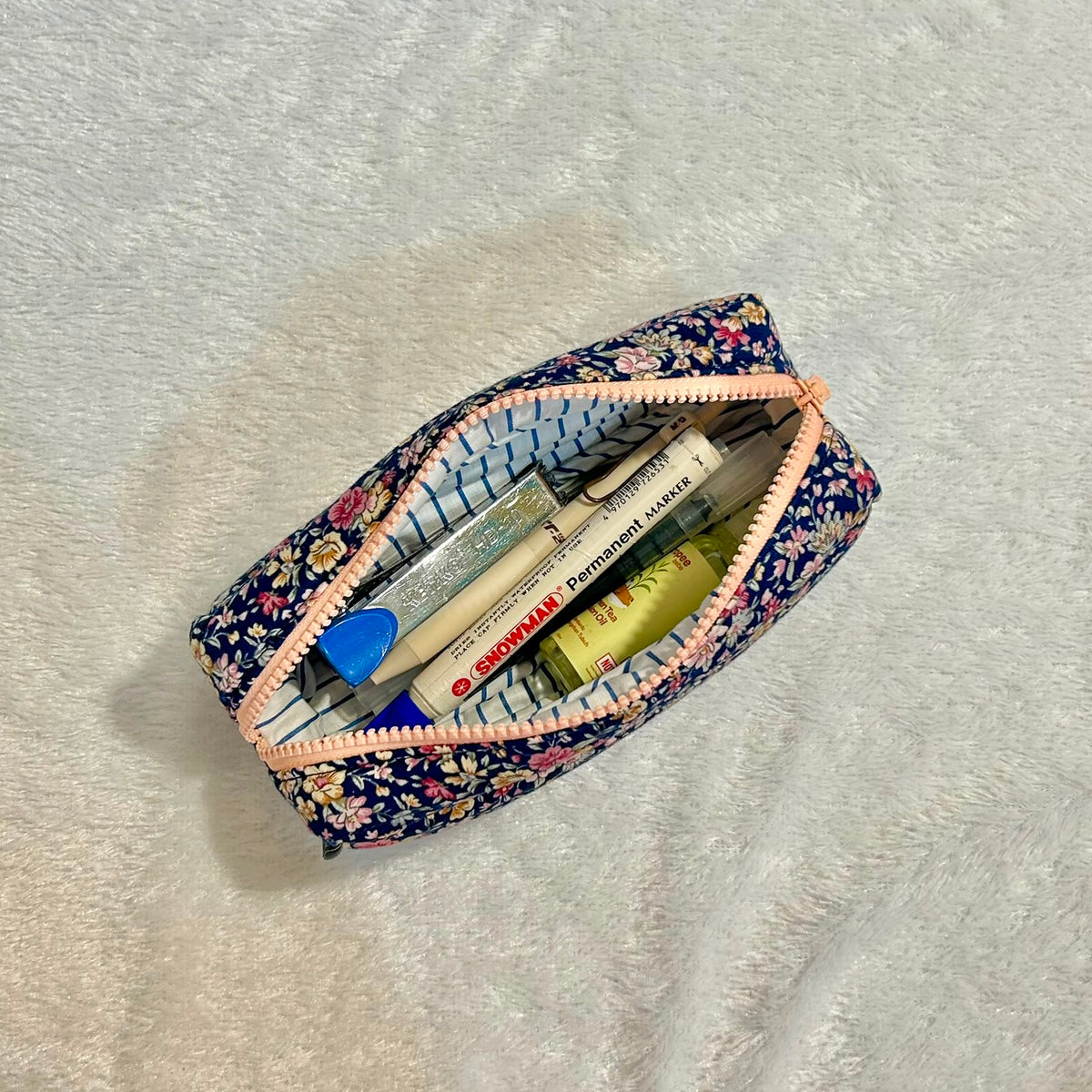 PENCIL CASE_ANEMONE NAVY