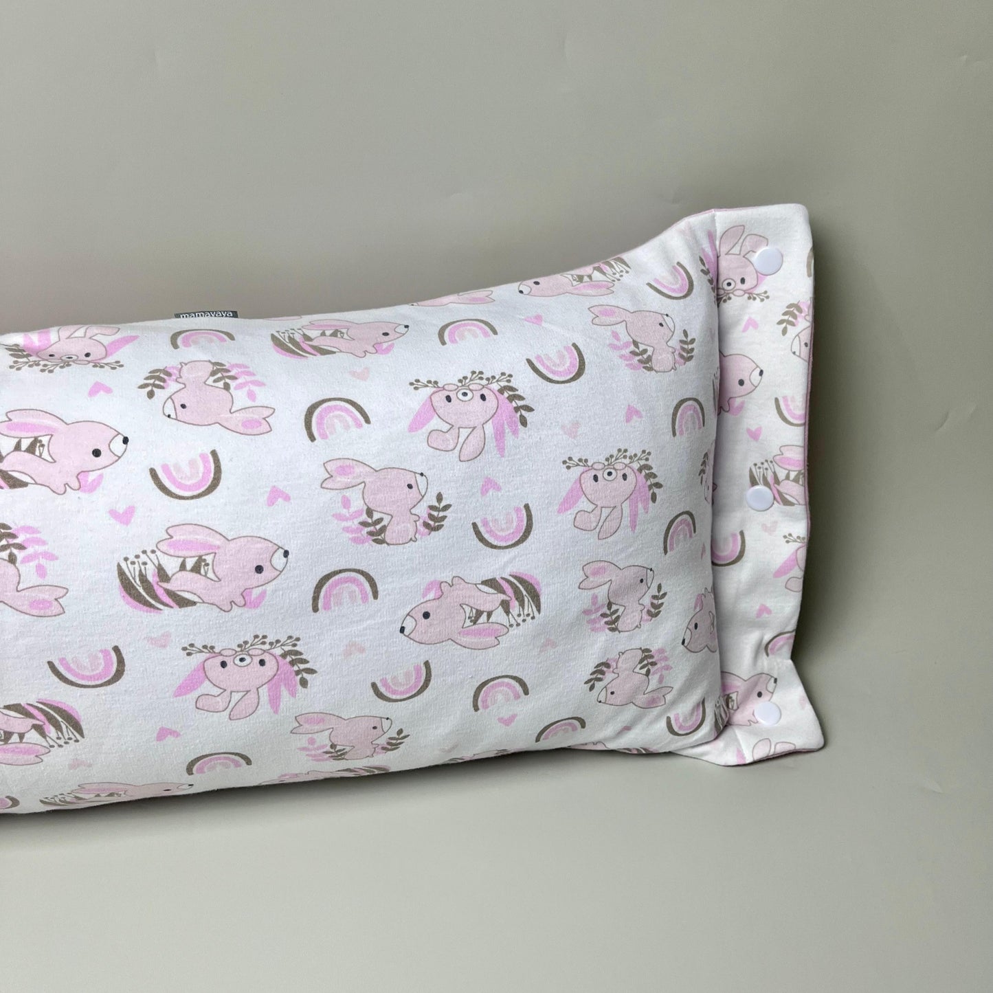 TRAVEL NURSING ARM PILLOW_⁠B7107_RABBIT PINK