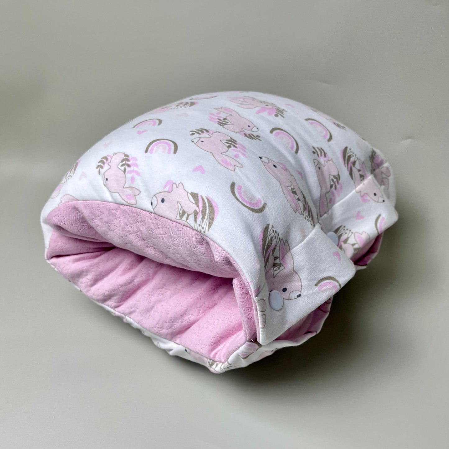 TRAVEL NURSING ARM PILLOW_⁠B7107_RABBIT PINK