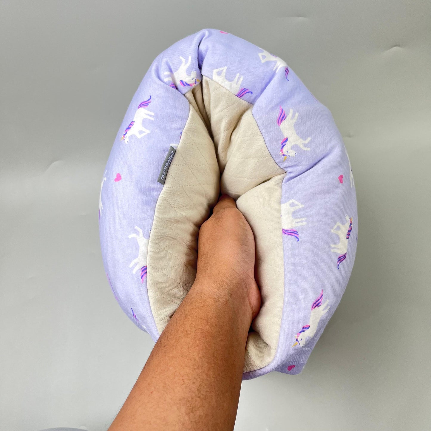 TRAVEL NURSING ARM PILLOW_⁠B7202_UNICORN LILAC