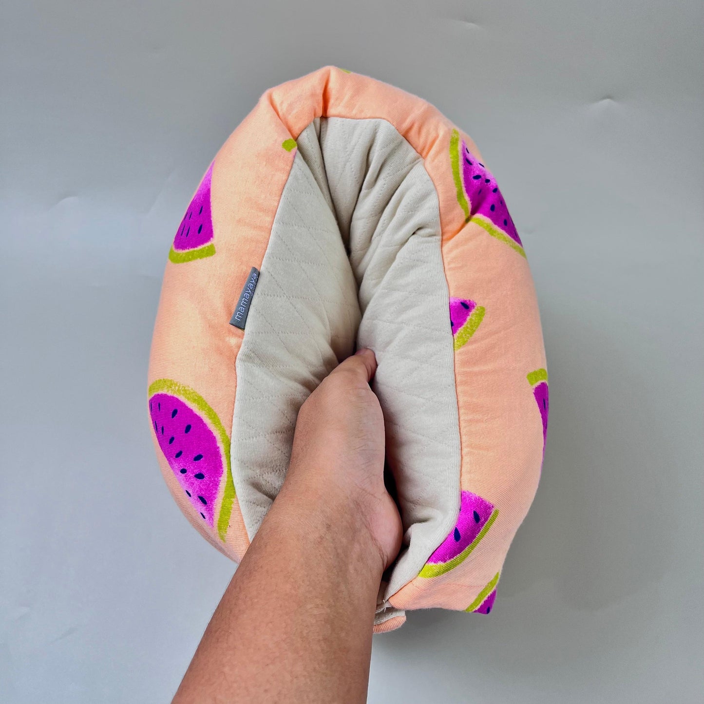TRAVEL NURSING ARM PILLOW_⁠B7204_SEMANGKA PEACH