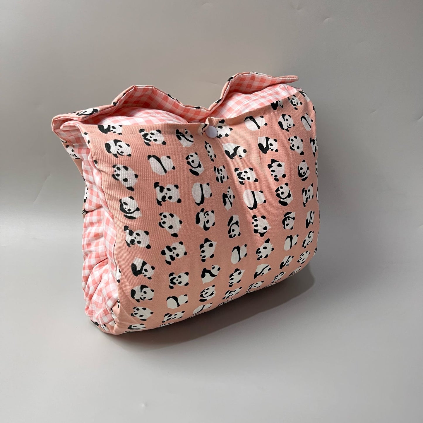 TRAVEL NURSING ARM PILLOW_⁠A6261_PANDA PEACH