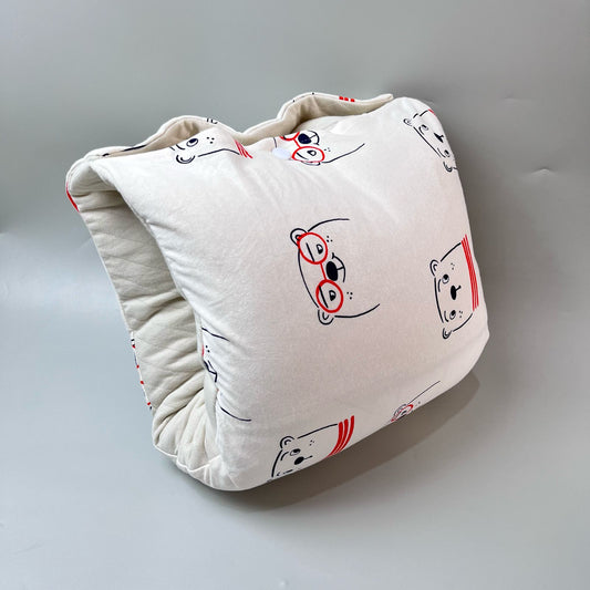 TRAVEL NURSING ARM PILLOW_BEAR KACAMATA (KAOS)